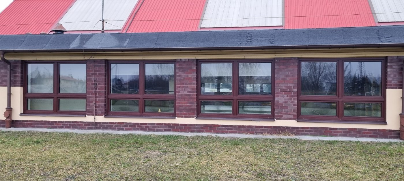 Wymiana Stolarki Okiennej w Hali Sportowej w Wieliszewie